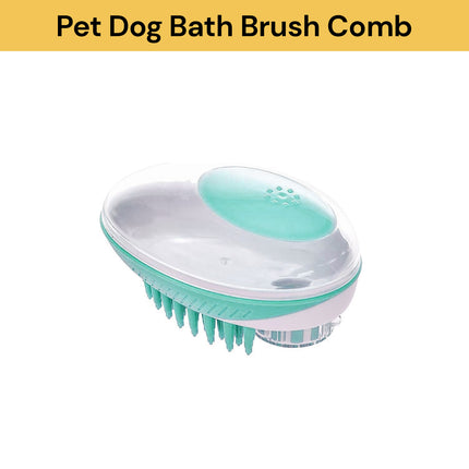 Pet Dog Bath Brush Comb