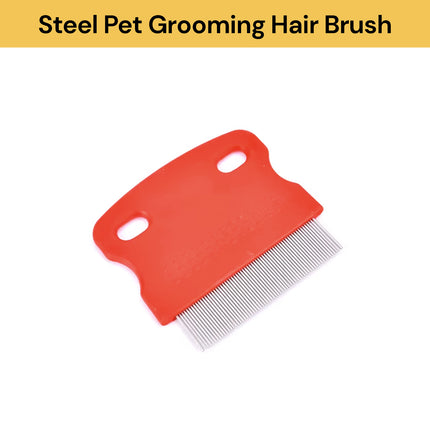 Steel Pet Grooming Hair Brush