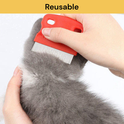 Steel Pet Grooming Hair Brush