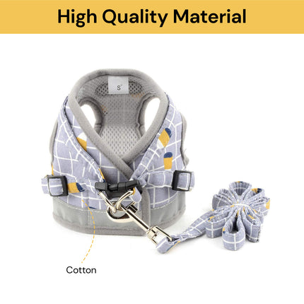 Pet Harness Vest And Leash Set