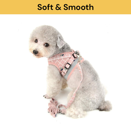 Pet Harness Vest And Leash Set