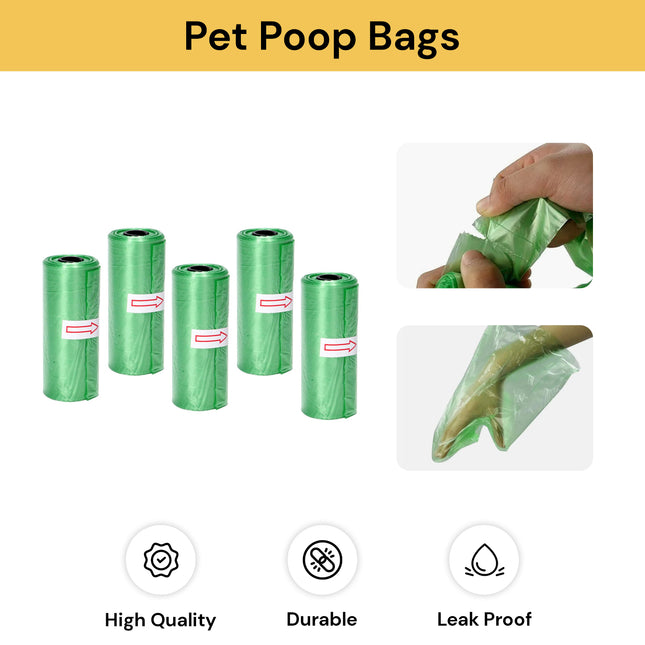 Pet Dog Poop Bags Pet cat Poop Bag Garbage Disposable Strong Thick Clean