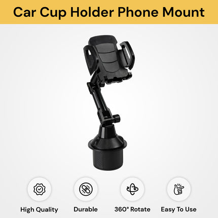 Universal Car Cup Holder Phone Mount