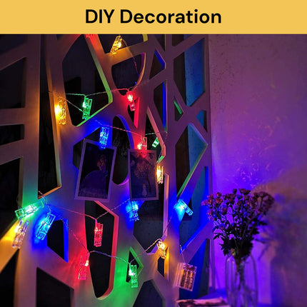 LED Photo Clip String Light