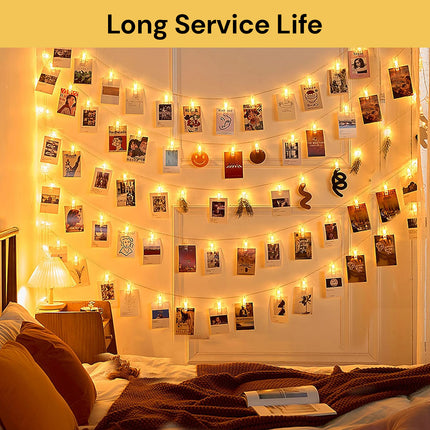 LED Photo Clip String Light