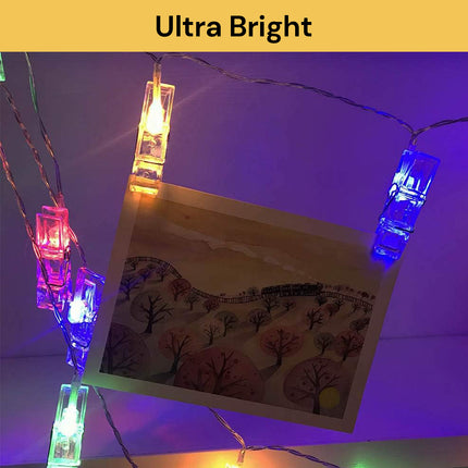 LED Photo Clip String Light