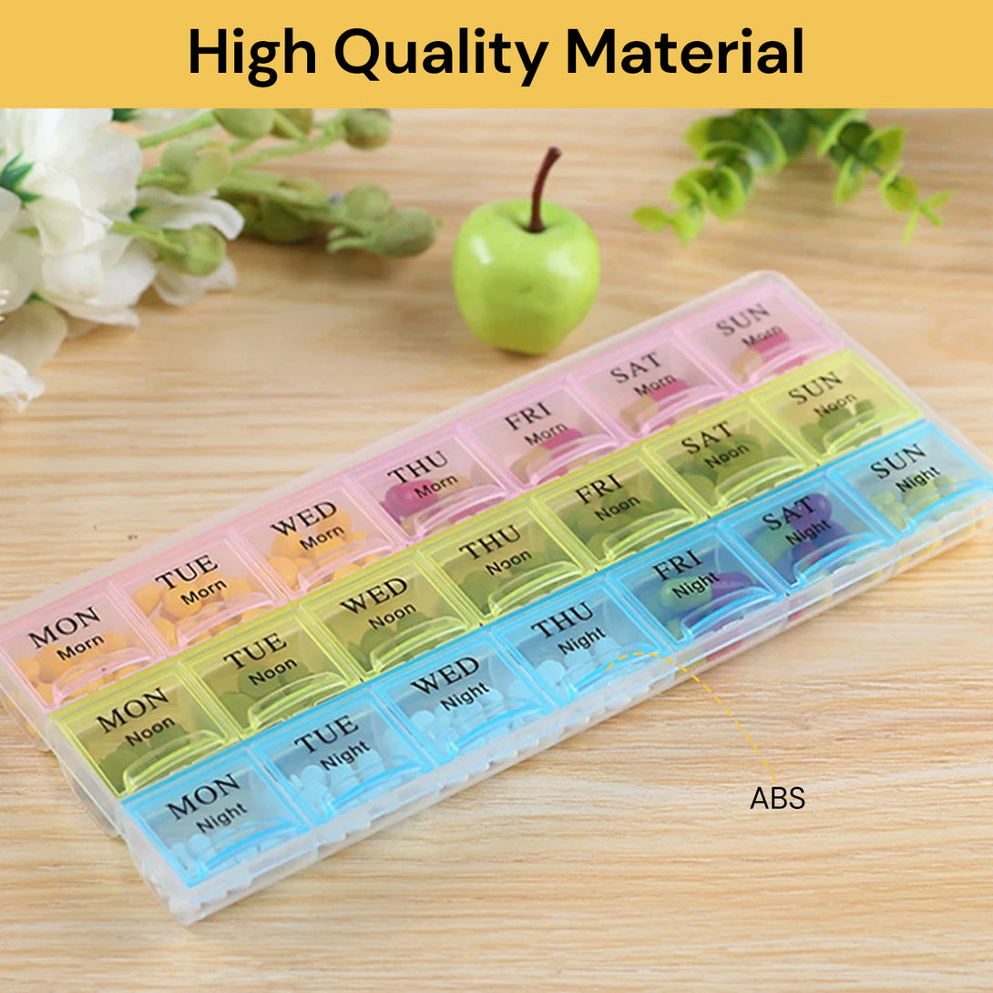 Week Box Weekly Pill Organizer Box