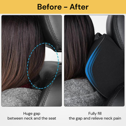 Car Back Support And Neck Pillow