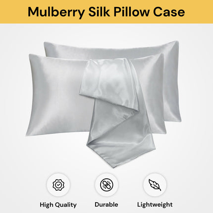 2PCs Mulberry Silk Pillow Cases