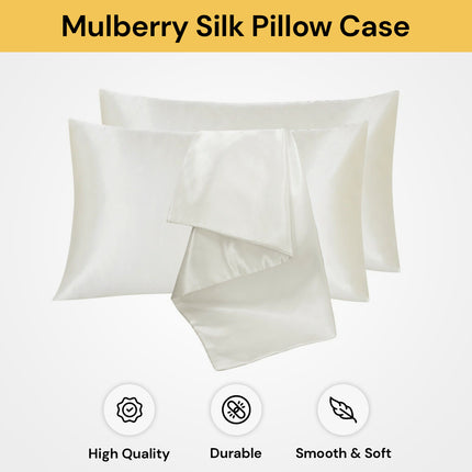 2PCs Mulberry Silk Pillow Cases