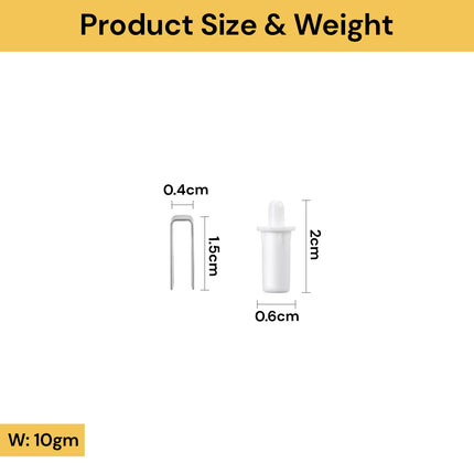 40PCs Spring Loaded Replacement Pins
