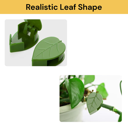 10PCs Plant Clips With Adhesive Sticker