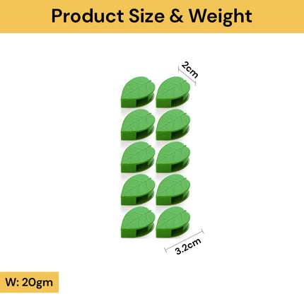 10PCs Plant Clips With Adhesive Sticker