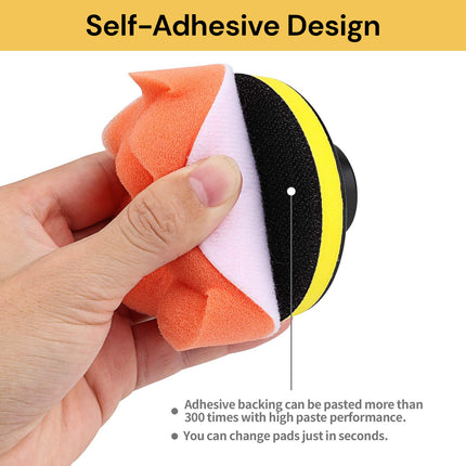22PCs Car Drill Polishing Buffing Pads Kit