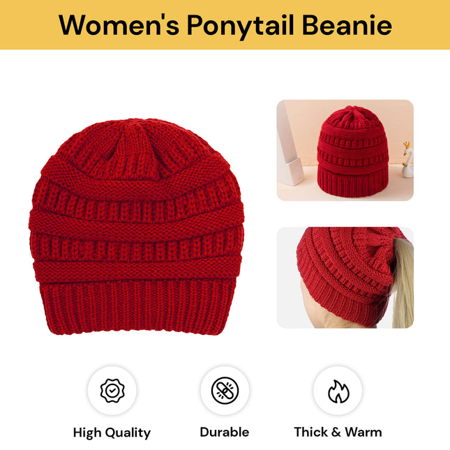 Women's Ponytail Beanie