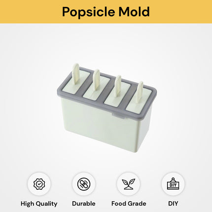 4 Cells Popsicle Mold