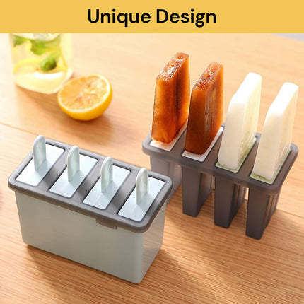 4 Cells Popsicle Mold