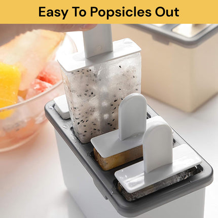 4 Cells Popsicle Mold