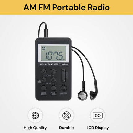 AM FM Portable Radio