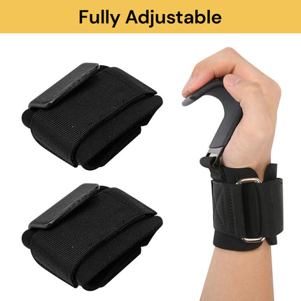 Pair Of Weight Lifting Power Hooks