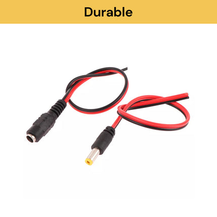 12V Male Female DC Power Socket Cable 