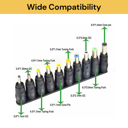 38PCs Universal Power Adapter Tips