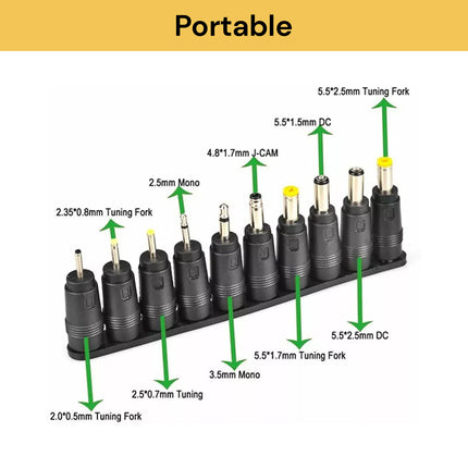 38PCs Universal Power Adapter Tips