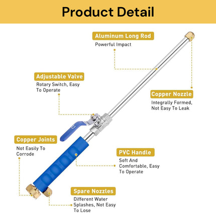 2 In 1 Hydro Jet High Pressure Power Washer