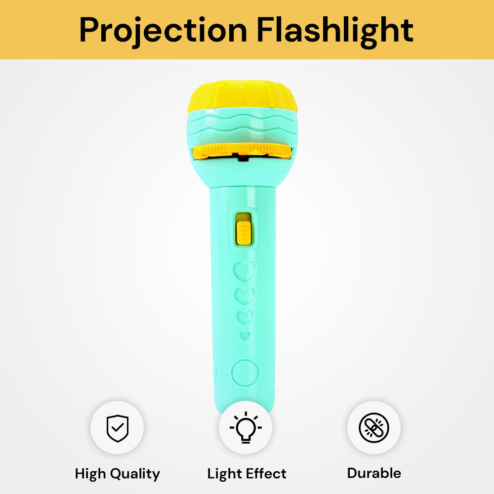 Projection Flashlight – Green, Portable & Adjustable Focus