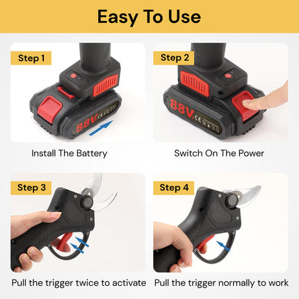 88V Cordless Electric Pruning Shear