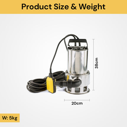 1100W Submersible Dirty Water Pump