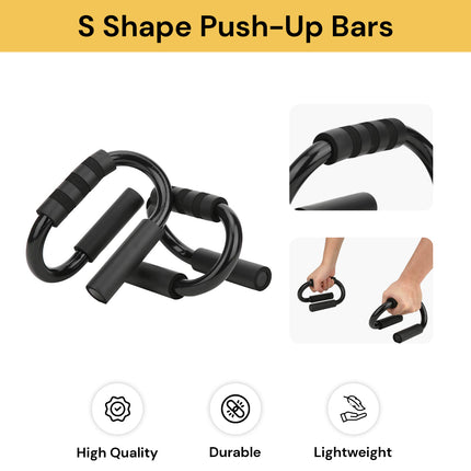 2PCs S Shape Push-Up Bars