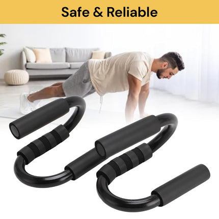 2PCs S Shape Push-Up Bars