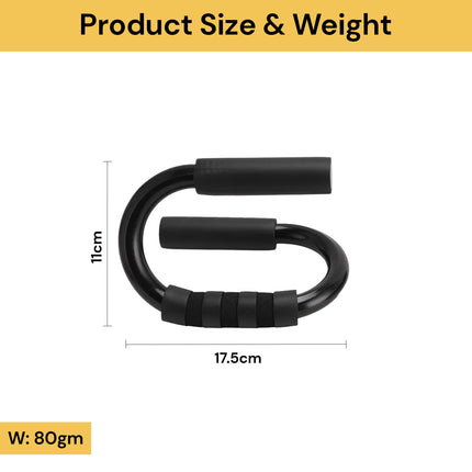 2PCs S Shape Push-Up Bars