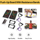 Push-Up Board With Resistance Bands