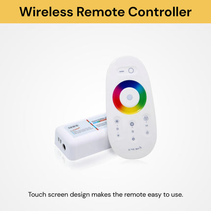 2PCs 5M LED Strip With Wireless Remote And Adapter