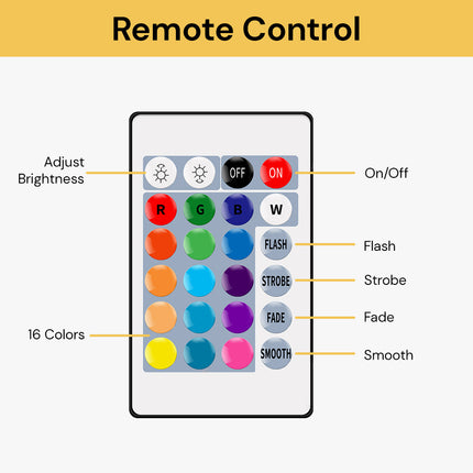 12W LED RGBW Bulb with Remote Control RGBWLEDBulb06