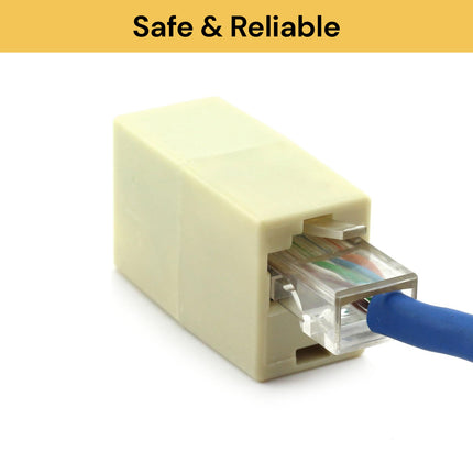 15PCs RJ45 Coupler Cat5e Cat6 Connector