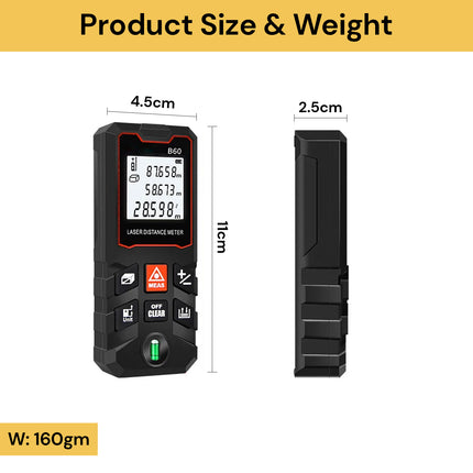 60M Laser Measure Distance Meter