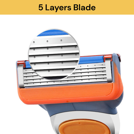 4PCs Razor Replacement 5 Layer Blades