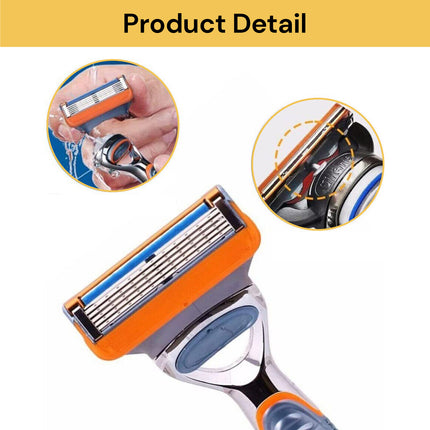 4PCs Razor Replacement 5 Layer Blades