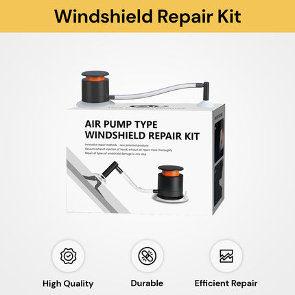 Air Pump Type Windshield Repair Kit