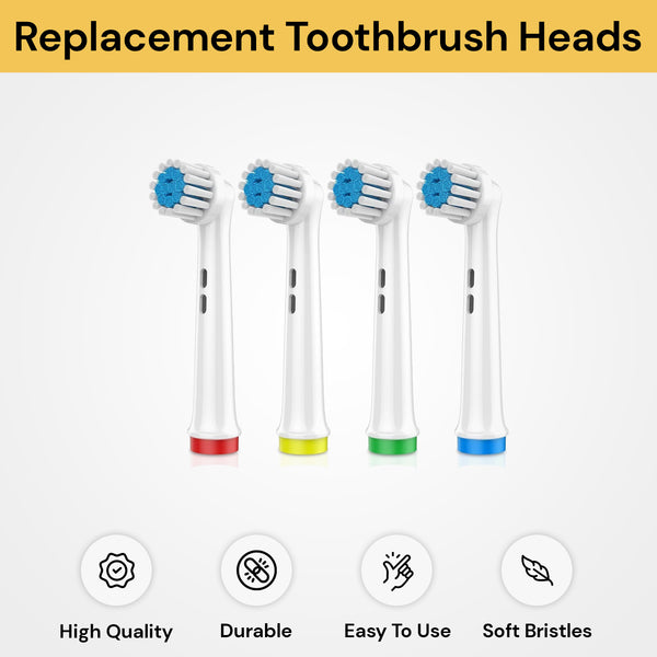 4PCs Replacement Toothbrush Heads
