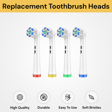 4PCs Replacement Toothbrush Heads