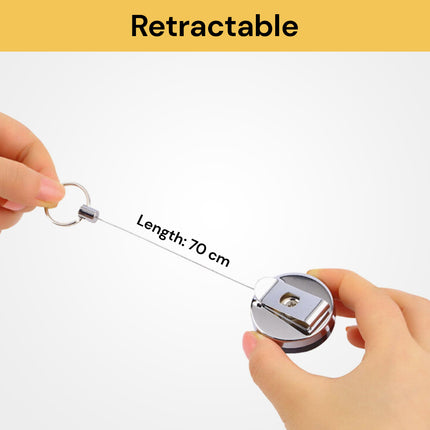 Retractable Recoil Key Ring RetractableRIng02