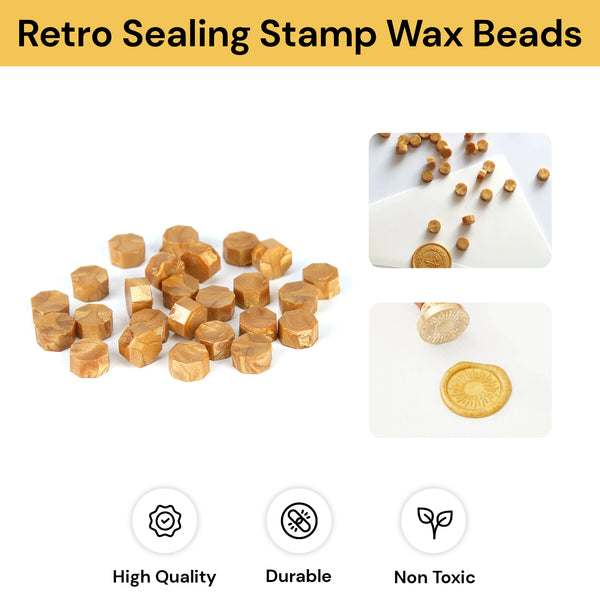 100PCs Retro Sealing Stamp Wax Beads