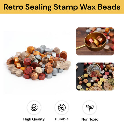 100PCs Retro Sealing Stamp Wax Beads