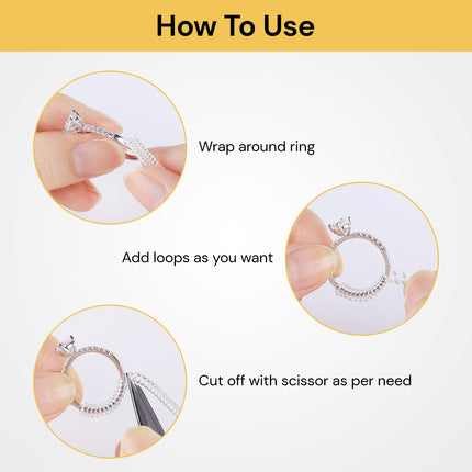 Ring Sizer Adjuster for Loose Rings