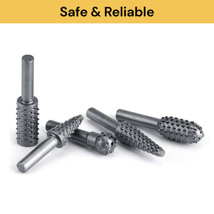 5PCs Rotary Burr Rasp Set