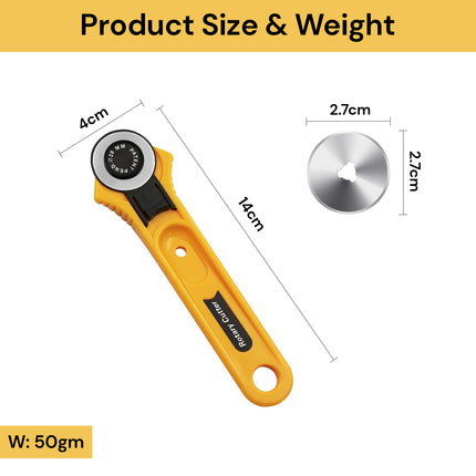 Rotary Cutter With Blade